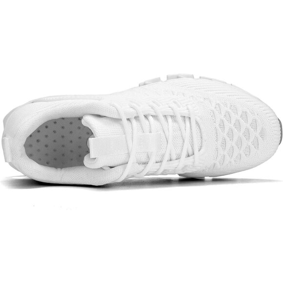 Women Z75 White Slip-On Walking Running Shoes Blade Sneaker Non-Slip Comfort - Picture 3 of 7
